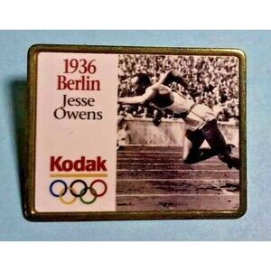 1936 Berlin Olympics US Sprinter JESSE OWENS-1995 Kodak Commemorative Photo Pin